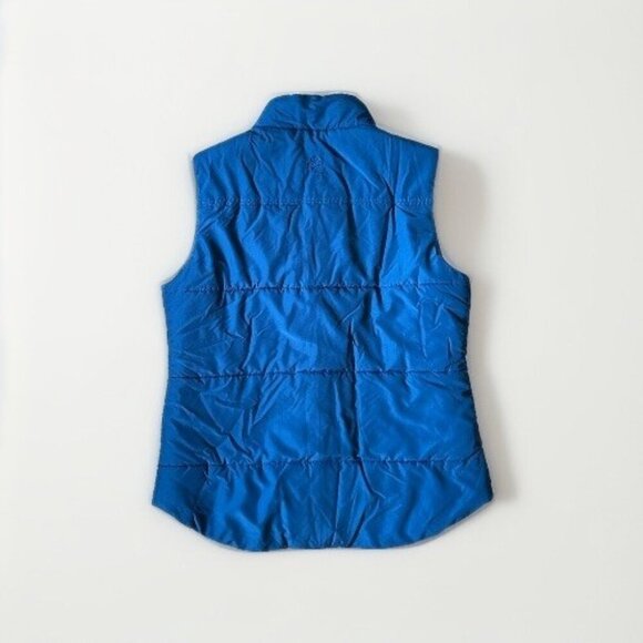 Legendary Whitetails Vest Blue Full Zip & Wooden Toggle Buttons Women's Size Med - Picture 2 of 7